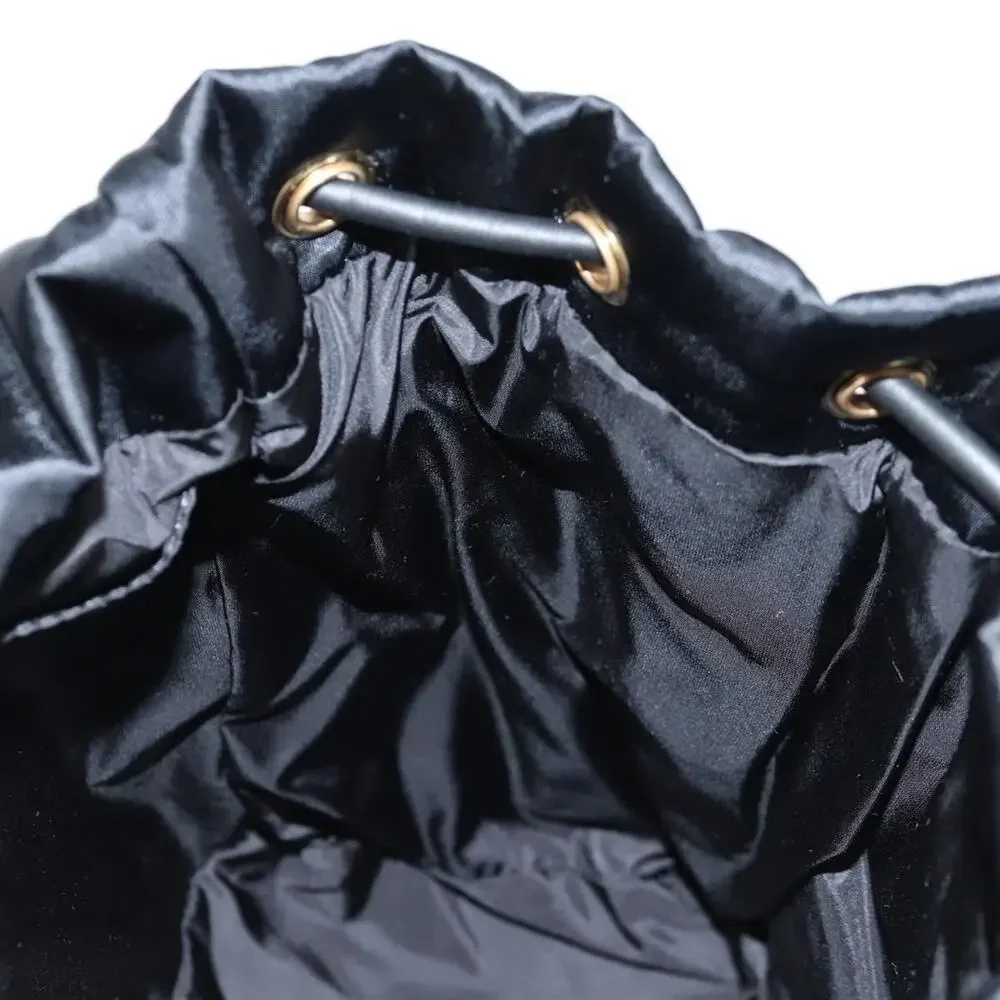 Versace Nylon Backpack Black